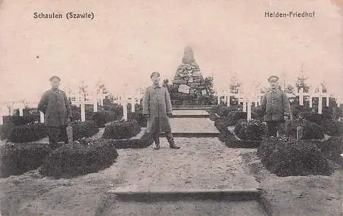AK - Friedhof in Schaulen Šiauliai - 1.WK -792638