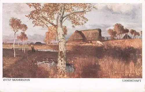Herbst im Moor - Otto Modersohn -792654
