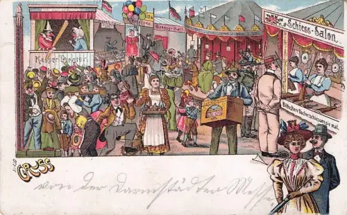 Darmstadt Messe Drehorgel Kasperl-Theater Karussell Darmstadt -792658