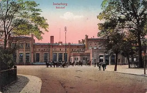 Tschernjachowsk Insterburg Ostpreußen, Bahnhof -792668