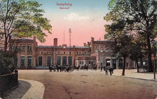 Tschernjachowsk Insterburg Ostpreußen, Bahnhof -792668