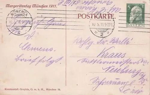 Künstler Ak Zumbusch, Ludwig von, Margaritentag München -792892