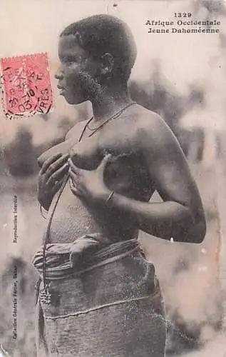 Benin - ETHNISCHER AKT - Dahomeische Frau - Publ. Fortier 1329 - - Bénin - NU ETHNIQUE - Femme dahoméenne - Ed. Fortier 1329 -792988