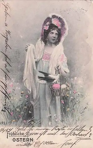 fröhliche Ostern frau -792964