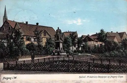 Hagen i.W. Kaiser Friedrich-Denkmal in Magen-Eilpe -793048