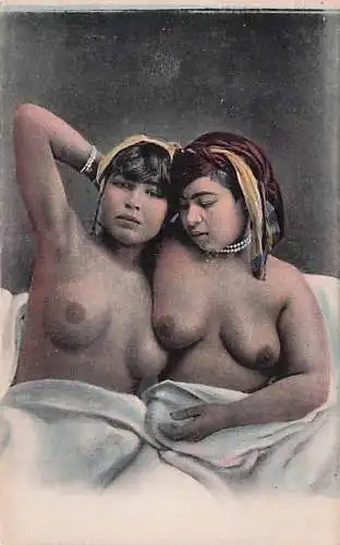 Ak Scenes et Types, Femmes Arabes, barbusige Araberinnen, Maghreb -792984