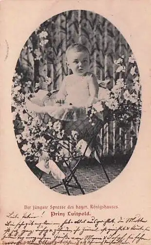 Der jüngste Spross der bayerischen Königsfamilie Prinz Luitpold 1902 -792940