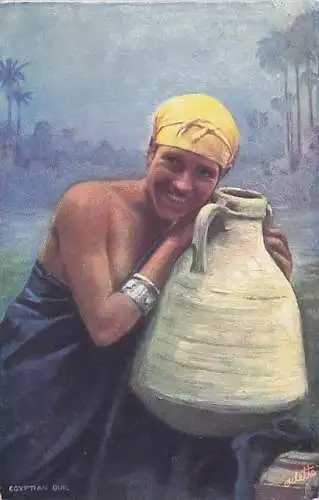 Ägypten - Glamour Lady - Die Sphinx - Publ. Raphael Tuck & Sons -793032