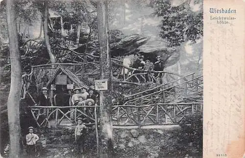AK Wiesbaden, Leichtweisshöhle 1904 -793090