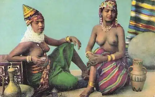 Algerien 2 Akt Frauen Rauchen -793026