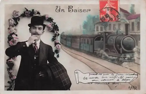 Haute Marne - CPA 52 - Souvenir - Trainieren Sie einen Kuss von Chaumont -793150