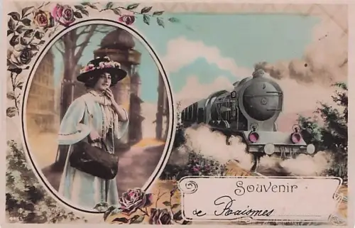 AK Eisenbahn in voller Fahrt -793140