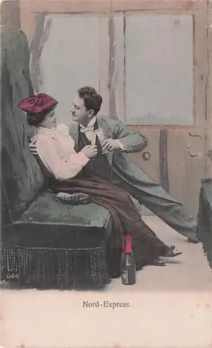 Nord-Express paar beim trinken -793122