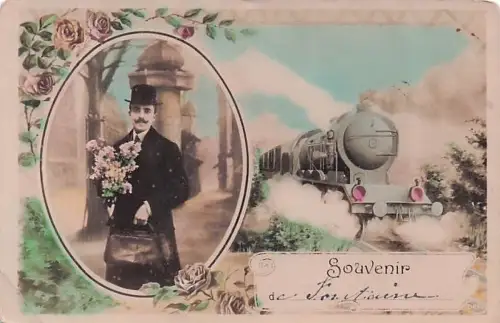 Paris Souvenirkarte Eisenbahn / Paris /Arrond. de Paris -793152