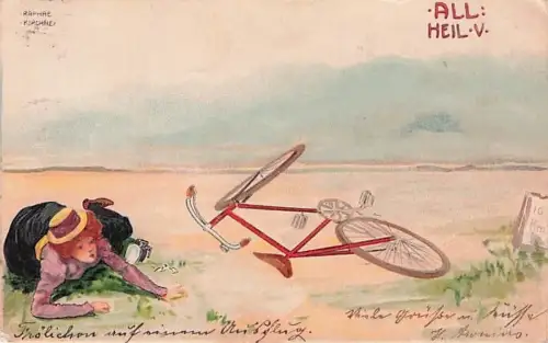 JUGENDSTIL Damenfahrrad von Raphael KIRCHNER -793286