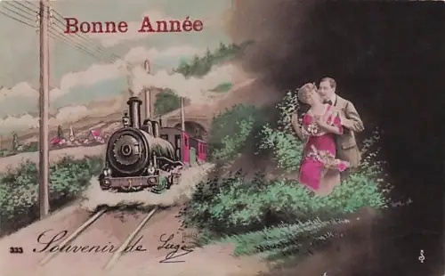 Bonne Année 333 Souvenir de Luge -793274