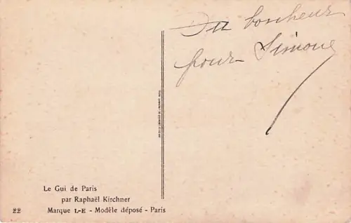 Kirchner, Guj de Paris, reiste