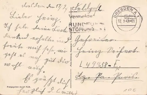 S7648/ He 111 Heinkel Kampfflugzeug - Klarmachen zum Frontflug ca.1940 -793414