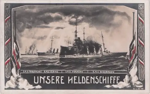 Kaiserlichen Marine mit dem Titel „Unsere Heldenschiffe -793404