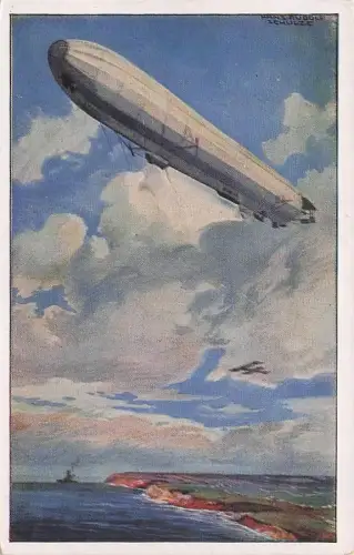 1. Weltkrieg Ansichtskarte "Reichsmarine Luftschiff" -793408
