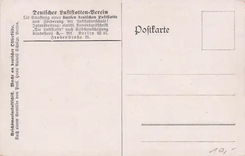 1. Weltkrieg Ansichtskarte "Reichsmarine Luftschiff" -793408