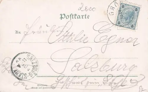 Gruss aus Hamburg - Litho -793446