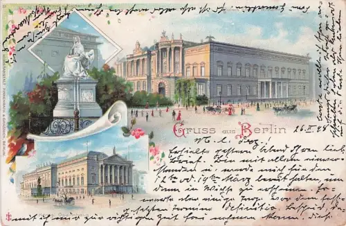 Berlin Mitte Opernhaus Palais Kaiser Wilhelm I. 1899 -793478