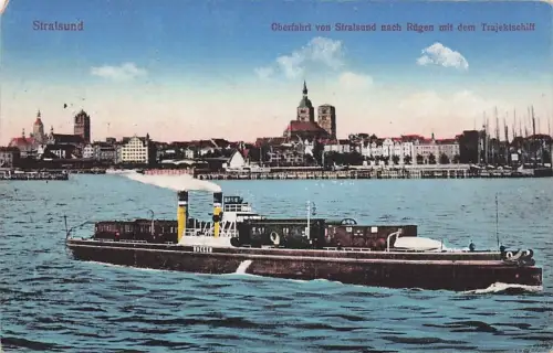 Stralsund in Vorpommern, Überfahrt von Stralsund -793700