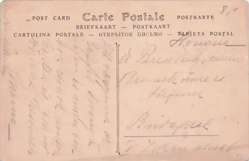 1910 Paris Frankreich Bild Postkarte Frühe Luftfahrt Abdeckung nach Charleston -793670