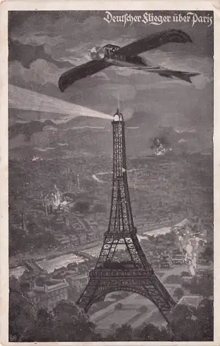 Deutsche Flieger ueber Paris Luftflottenverein -793710