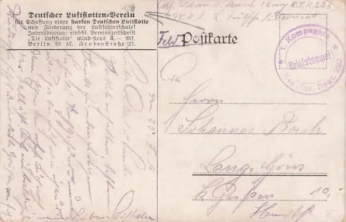 Deutsche Flieger ueber Paris Luftflottenverein -793710