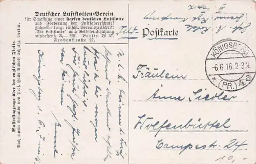 POSTKARTE WASSERFLUGZEUGE HANS RUDOLF SCHULZE Flugzeug Plane Airplane -793706