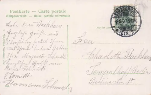 AK Strassburg, Strasbourg, Nid de Cicogne 1910/20er -793746