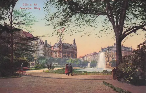 Köln-Neustadt, Deutscher Ring mit Fontäne -793804