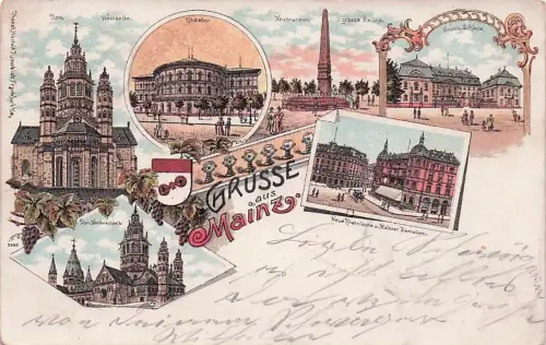 Mainz Dom Theater Grossherzogl. Schloss Neue Rheinische u. -793758