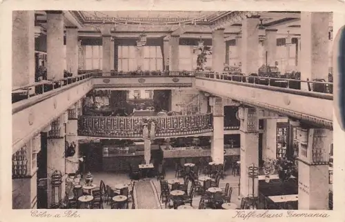 Koeln Rhein Kaffeehaus Germania innen Hohestrasse Eugen -793778