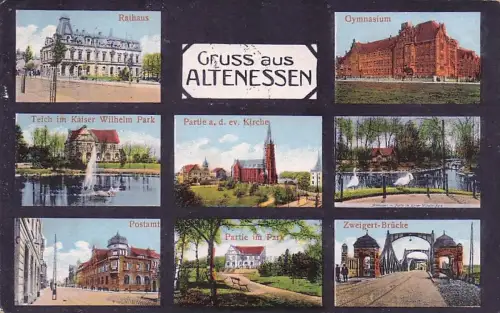 Altenessen Essen im Ruhrgebiet, Rathaus, Gymnasium -793756