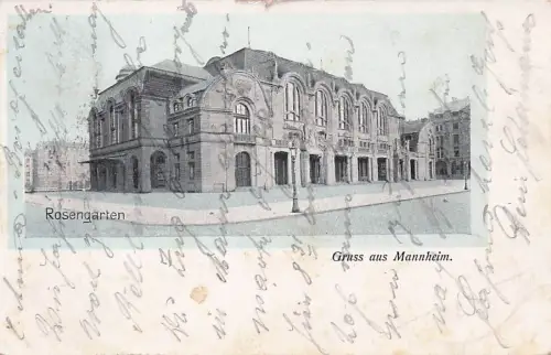 Ansichtskarte Mannheim Rosengarten Kat. Mannheim -793924