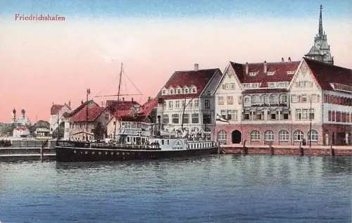 Friedrichshafen am Bodensee, Hafen, Dampfer -793950