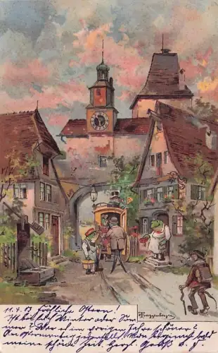 Rothenburg -Künstler -793964