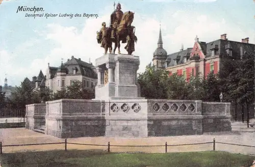 München, Denkmal Kaiser Ludwig von Bayern, -794000