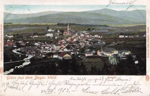 Bayern. Wald, Blick vom Zwieselberg -794010