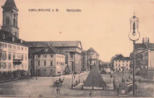 Karlsruhe - Marktplatz -793928