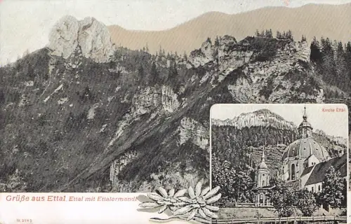 Grüße aus Ettal, Ettal mit Ettalermand -793872
