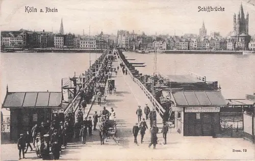 Köln a. Rhein Schiffbrücke -793842