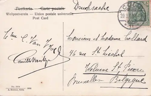 Köln a. Rhein Schiffbrücke -793842