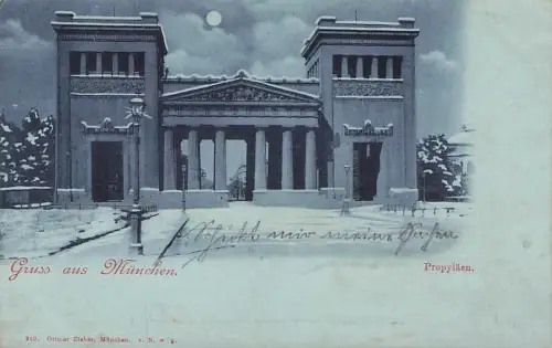 Gruss aus München. München, Propyläen. -793982
