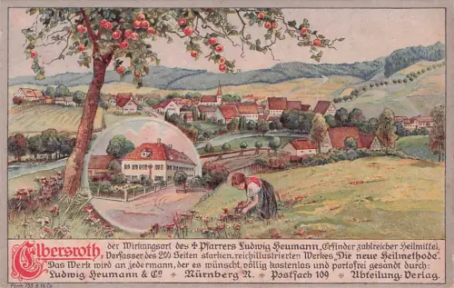 Elbersroth Gesamtansicht Obstbaum Pfarrer Ludwig Heumann Geschichte Kat -794022