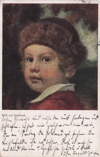 Künstler Ak von Zumbusch, Ludwig, Kinderportrait -794122