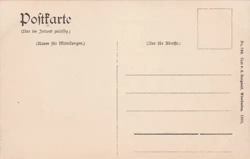 Blebrich a. Rhein. Kaiserl. Postamt u. Rathausstrasse. -794052